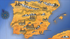 antica mappa di al andalus