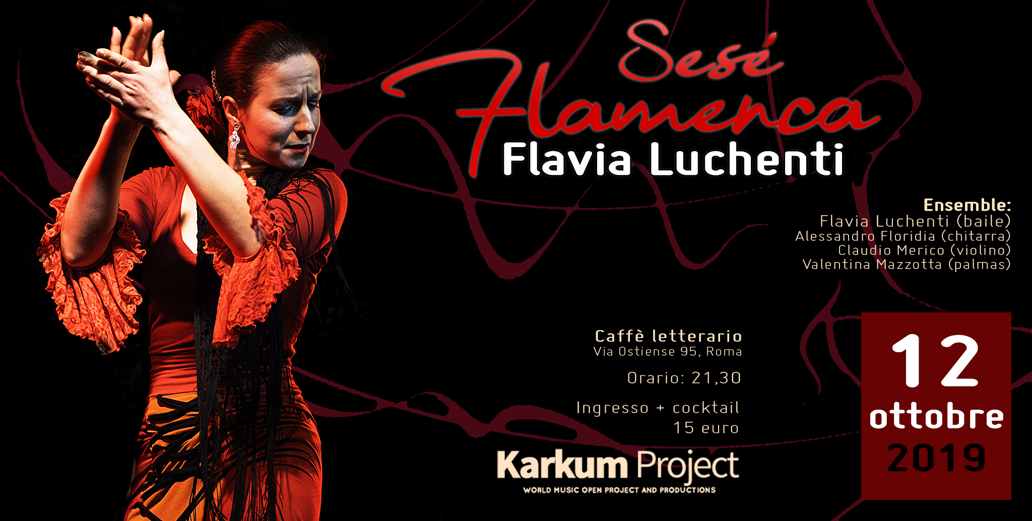 flavia luchenti sese flamenca caffe letterario roma